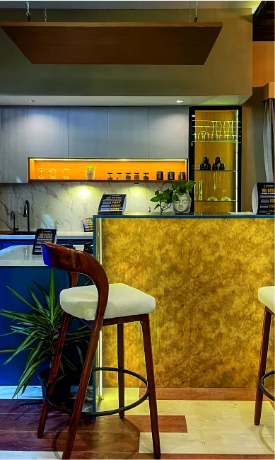 Interior display at the Nakhsha MyBuild 2024 pavilion